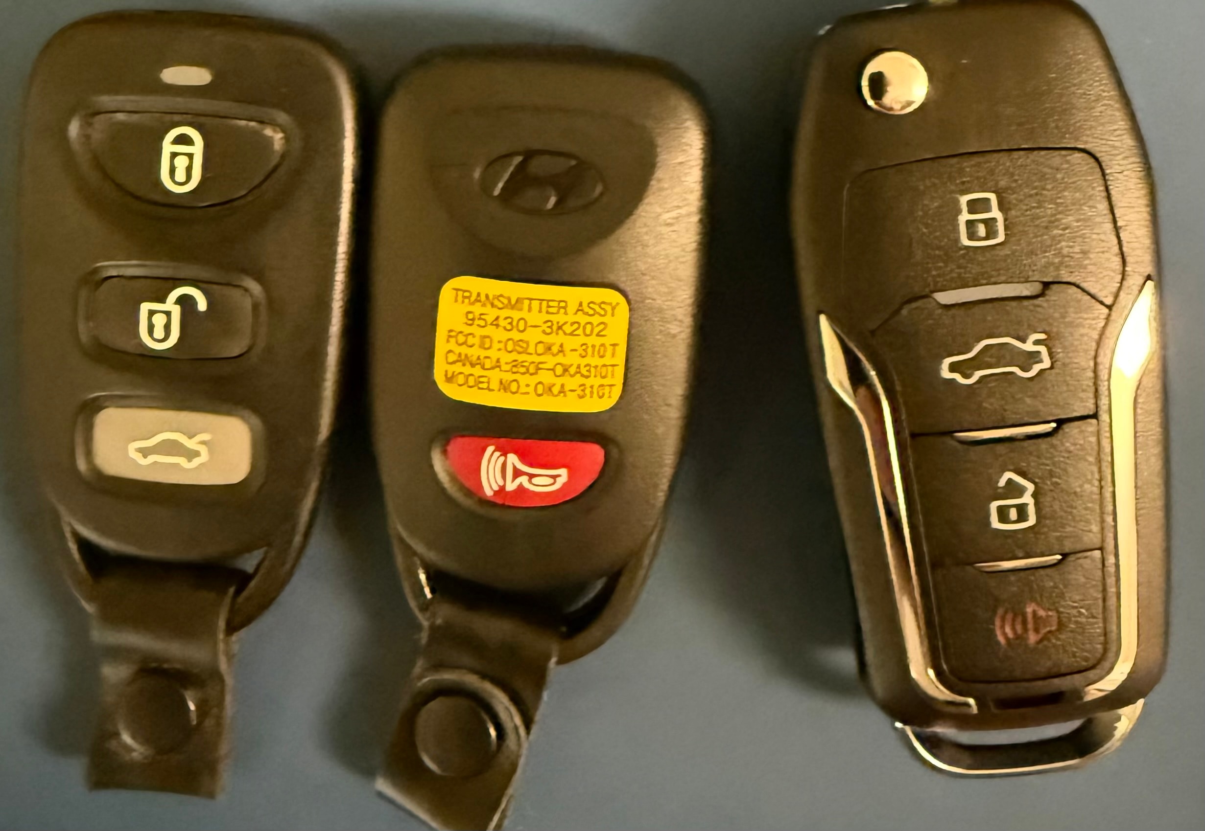 Hyundai and Kia key fob remotes — key fob programming Vancouver WA